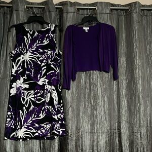 Cute 2pc dress with sweater